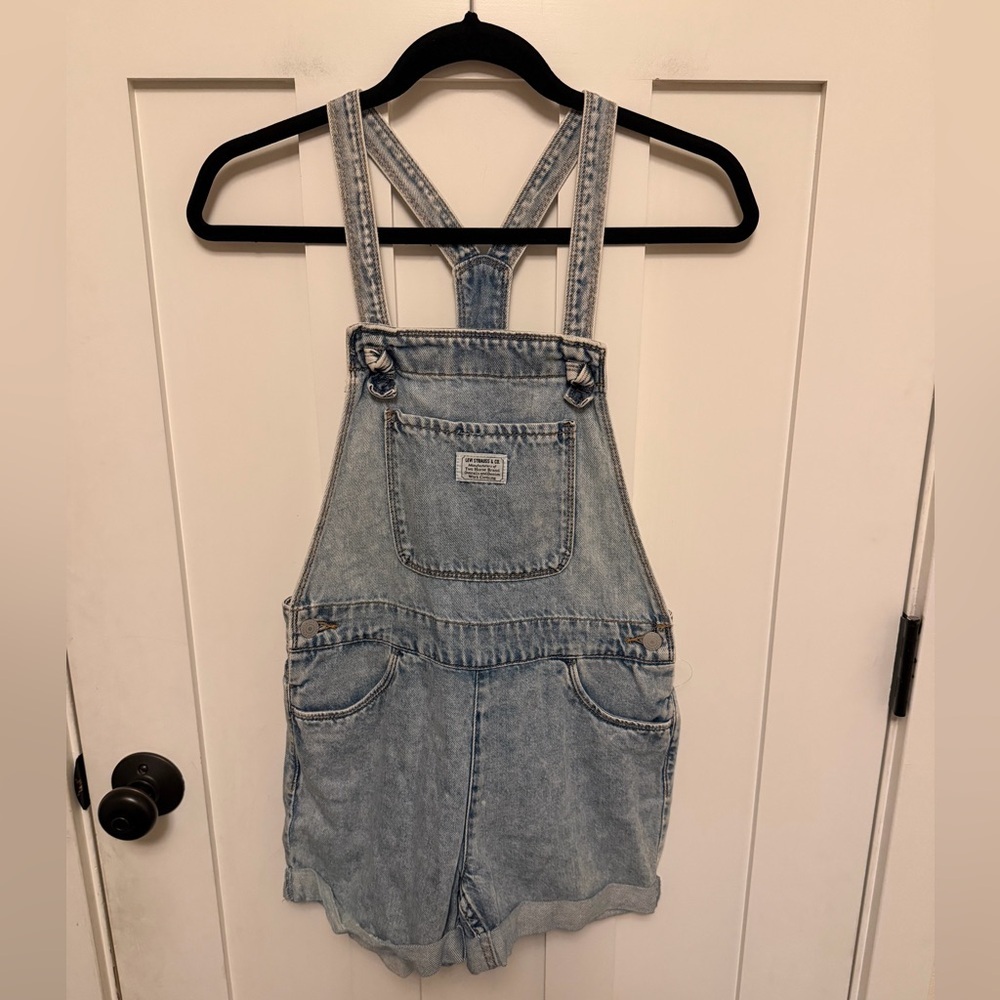 Levi’s Shortalls Denim Knot Strap Jean Girls Size 14